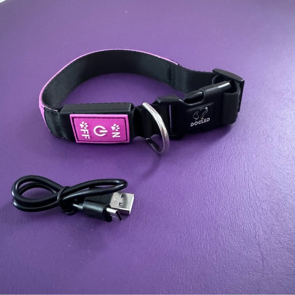 *NWT* LED DOG COLLAR w/ multiple lighting functions - Picture 4 of 9